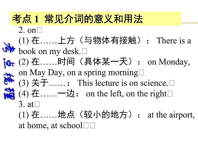 中考英语(深圳地区)复习语法课件:介词第4页