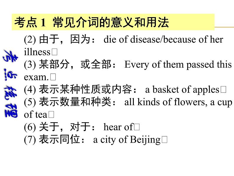 中考英语(深圳地区)复习语法课件:介词第8页