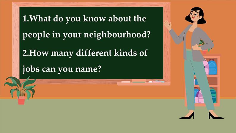 冀教英语八年级上册 Unit 4 Lesson 23 People in My Neighbourhood PPT课件第3页