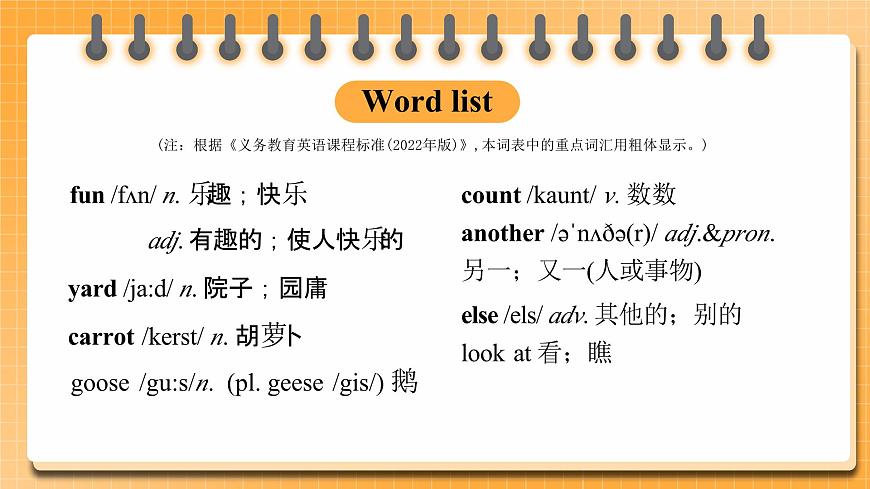 2024年人教版-七年級(jí)上冊(cè)-單詞課-Starter Unit 3 課件第2頁