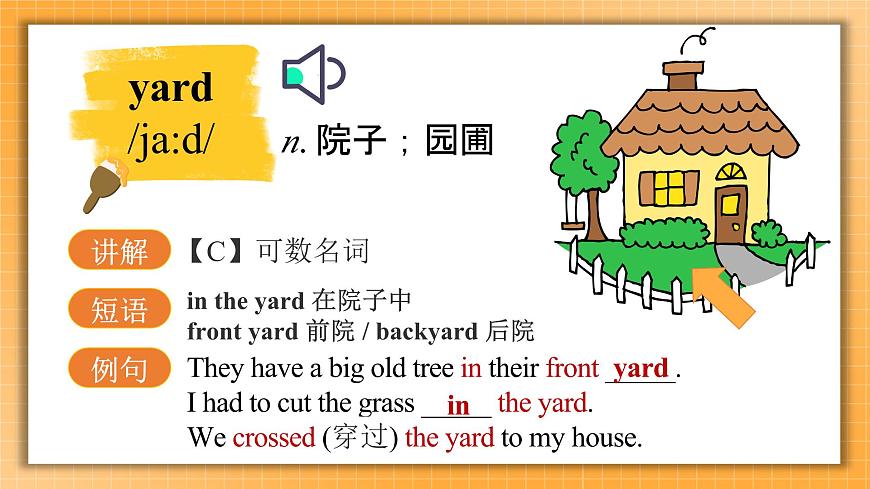 2024年人教版-七年級(jí)上冊(cè)-單詞課-Starter Unit 3 課件第7頁