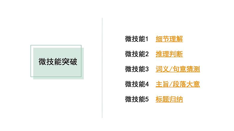2024安徽中考英语二轮复习 题型二 阅读理解 (一)选择型阅读理解(课件)第5页