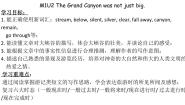 初中英语外研版 (新标准)九年级上册Unit 2 The Grand Canyon was not just big.优秀课件ppt