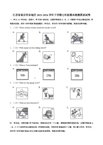 江苏省南京市多地区2023-2024学年下学期七年级期末检测英语试卷（含答案）