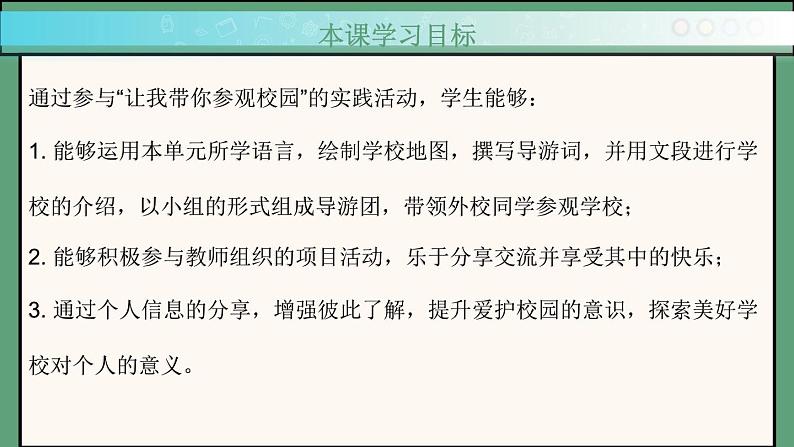 2024年新版人教版七年级上册英语Unit 3 课时6 Project 同步课件+同步作业+素材02