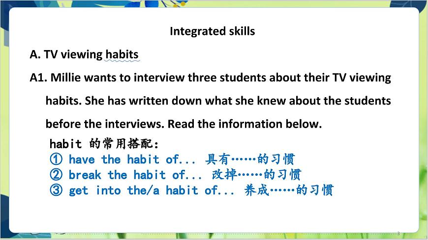 譯林版英語九年級上冊 Unit 6 Period 4 Integrated skills & Study skills PPT課件第3頁