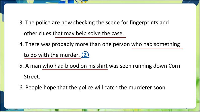 译林版英语九年级上册 Unit 8 Period 3 Grammar PPT课件第7页