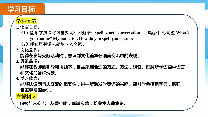 Starter Unit 1 Hello Section B(课件+素材) -2024-2025学年人教版(2024)英语七年级上册02
