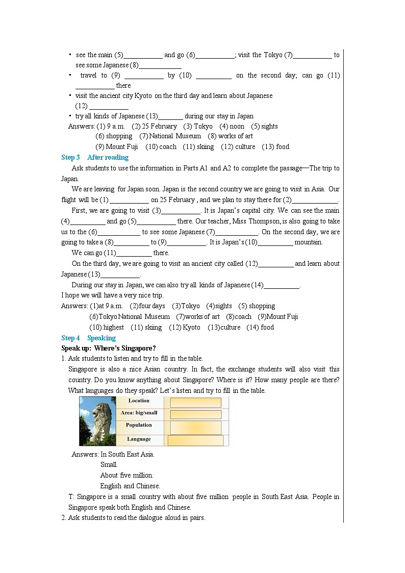 Unit 1 Integrated skills & Study skills教案03
