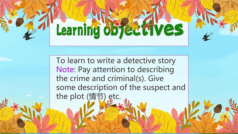 Module 2 Unit 8 Detective stories Task(课件)-2024-2025学年牛津译林版英语九年级上册03