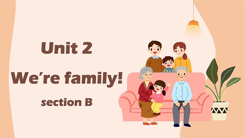 Unit 2 We're family! Section B(教学课件)-初中英语人教版(2024)七年级上册01