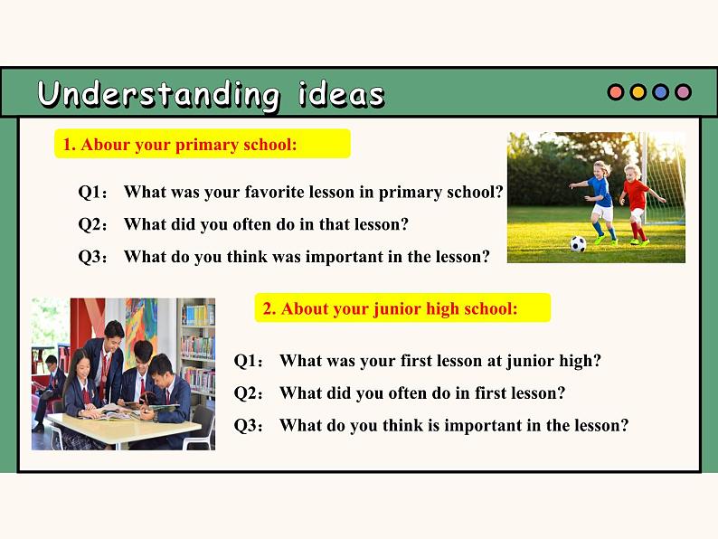 主题情境2024新教材课件 Unit 1 A new start understanding ideas (含音视频)外研版七上第5页
