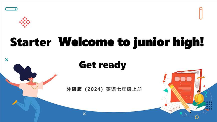 Starter Welcome to junior high Lesson 1 Get ready (課件)--2024-2025學(xué)年外研版(2024)英語七年級上冊第1頁