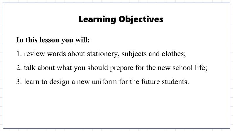 Starter Welcome to junior high Lesson 1 Get ready (课件)--2024-2025学年外研版(2024)英语七年级上册02