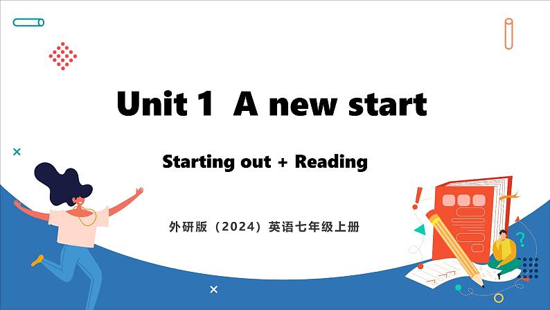 Unit 1 A new start Lesson 1 Starting out+Reading(课件)--2024-2025学年外研版(2024)英语七年级上册01