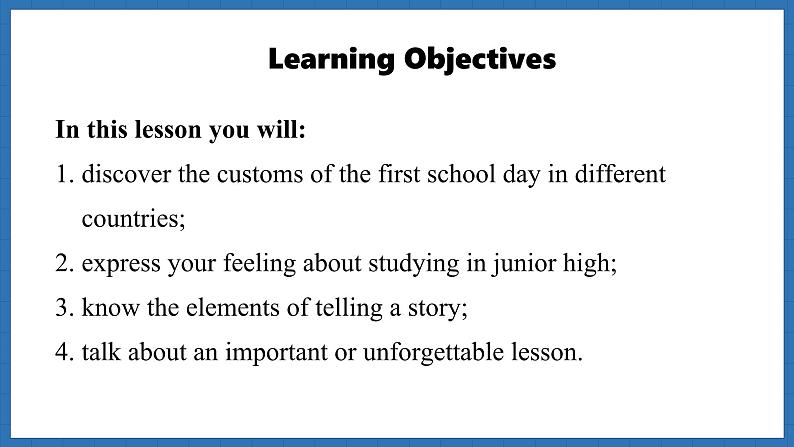 Unit 1 A new start Lesson 1 Starting out+Reading(课件)--2024-2025学年外研版(2024)英语七年级上册02