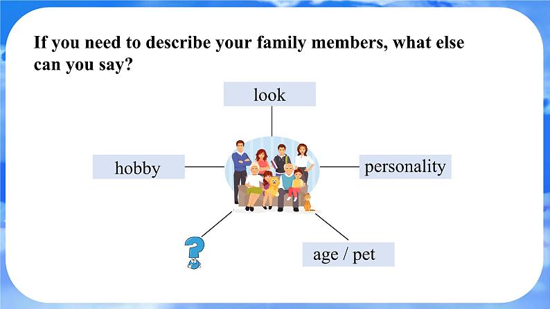 Unit 2 We’re Family! Section B Project 课件- 2024-2025学年人教版七年级英语上册08