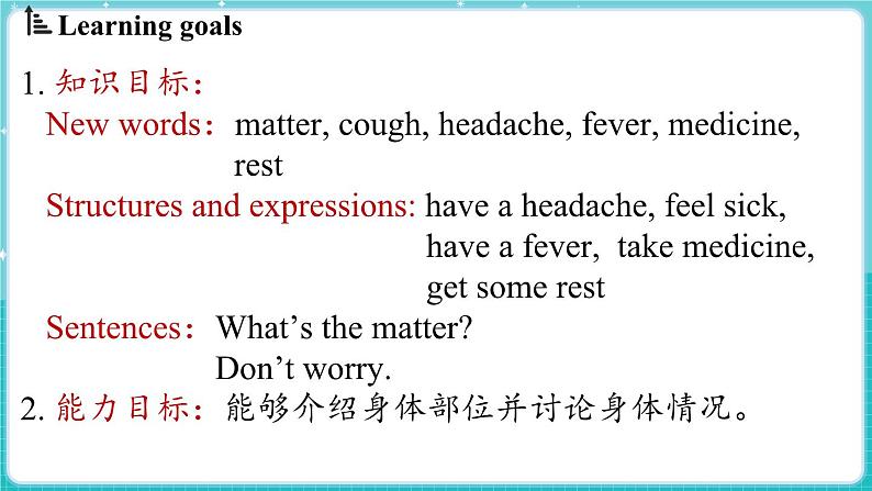 Unit 3 All about me Lesson 2 How do you feel 课件 2024-2025学年英语冀教版(2024版)七年级上册02