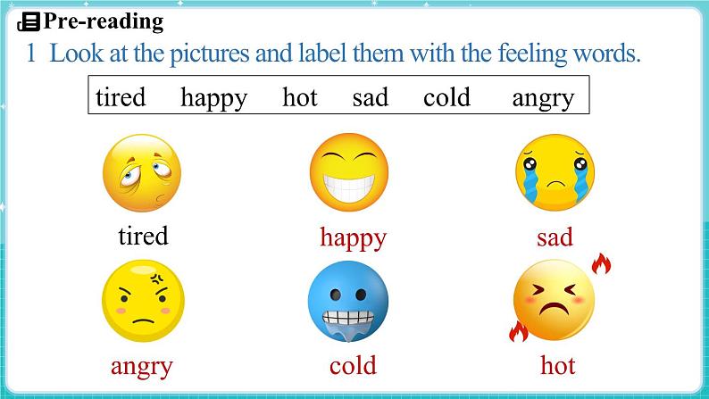 Unit 3 All about me Lesson 2 How do you feel 课件 2024-2025学年英语冀教版(2024版)七年级上册04