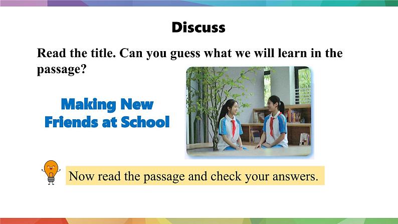 【核心素养】人教版(2024)英语七年级上册 Unit 1 Lesson 6 Reading Plus 课件第7页