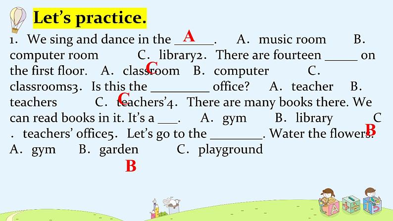 【核心素养】外研版(2024)英语七年级上册 Starter Period 2 Know your school(同步课件)第4页