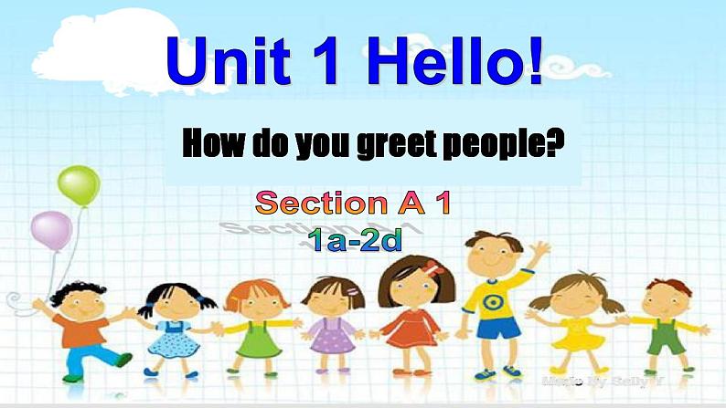 人教版2024新版课件 七年级上册Starter Unit1 Section A (1a-2d)01