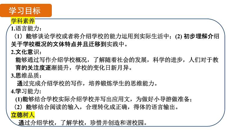 Unit 3 My School 课时5 Project(3a-3c)&Reflecting课件- 2024-2025学年人教版(2024)七年级英语上册03