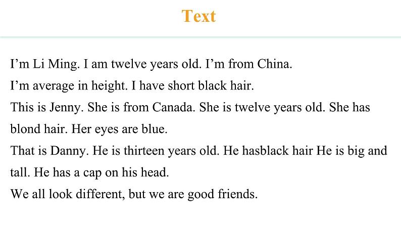 Unit 3 All about me Lesson 3(课件)2024-2025学年冀教版七年级英语上册08