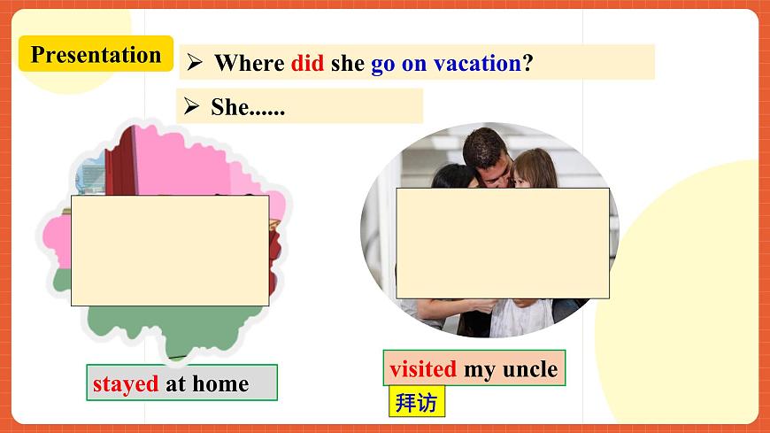 人教新目標(biāo)版英語八年級上冊 Unit1《Where did you go on vacation？SectionA1a-2c》課件第4頁