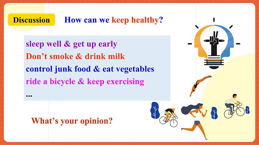 人教新目標(biāo)版英語八年級上冊 Unit2《How often do you exercise  SectionB 3a-selfcheck 》課件第3頁