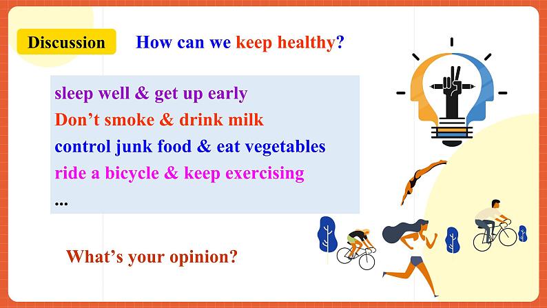 人教新目标版英语八年级上册 Unit2《How often do you exercise SectionB 3a-selfcheck 》课件+导学案+素材03
