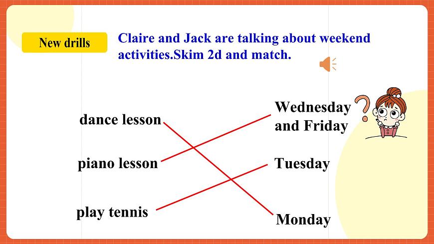 人教新目標(biāo)版英語八年級上冊 Unit2《How often do you exercise ？SectionA2d&Grammar Focus-3c 》課件第8頁