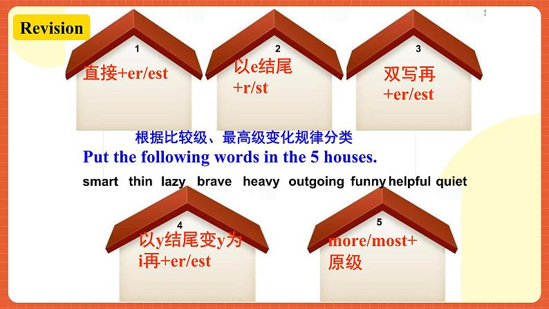 人教新目标版英语八年级上册 Unit3《 I’m more outgoing than my sister.SectionA2d&Grammarfocus 3c》课件+素材03