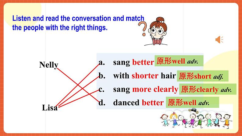 人教新目标版英语八年级上册 Unit3《 I’m more outgoing than my sister.SectionA2d&Grammarfocus 3c》课件+素材07
