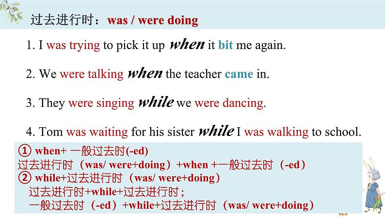 Module7Unit3(过去进行时)课件2023-2024学年外研版八年级英语上册第5页