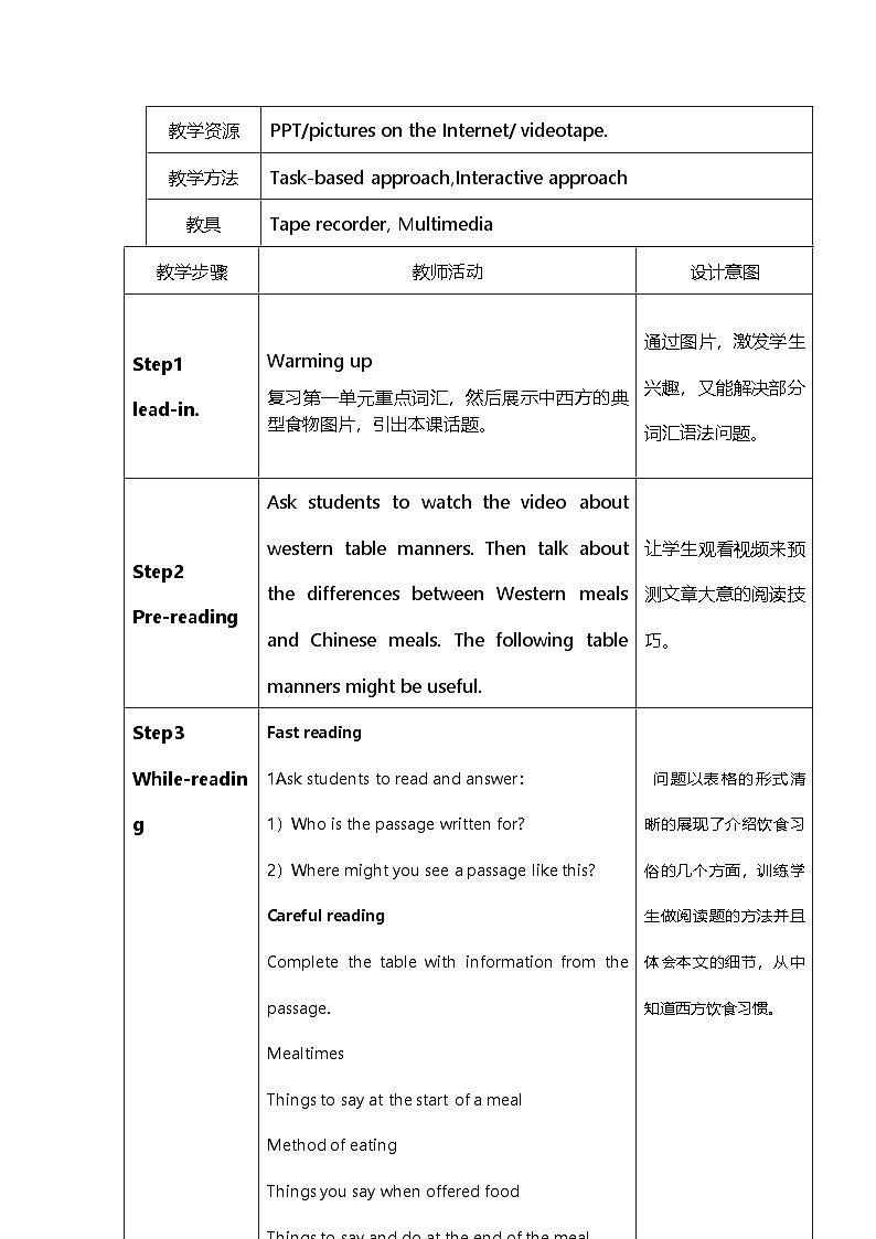 外研版九下M6U2教案第2页