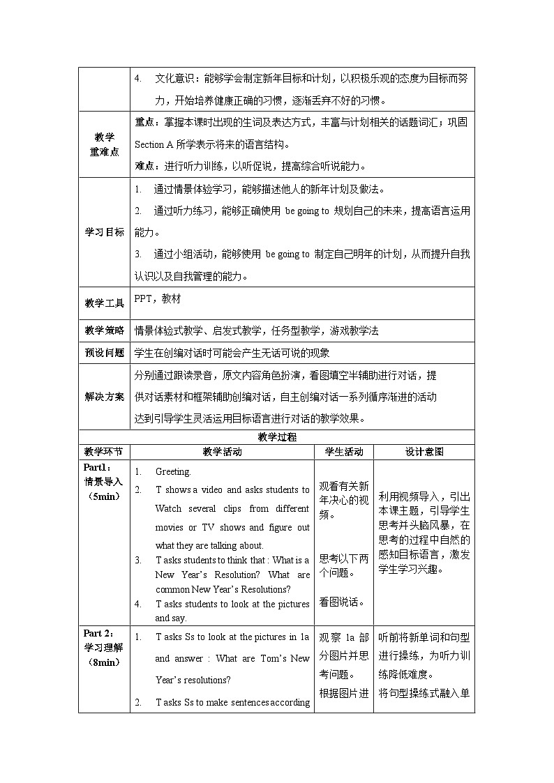 人教版八年级英语上册 Unit 6 第3课时《Section B (1a-1e)》课件+教案+导学案+分层作业+素材02