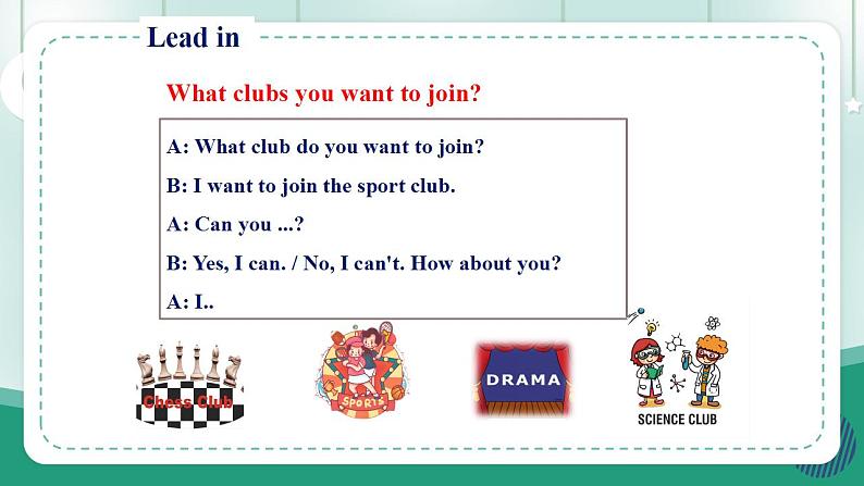 【人教版】七上英语 Unit 5 Fun Clubs 语法课件第3页