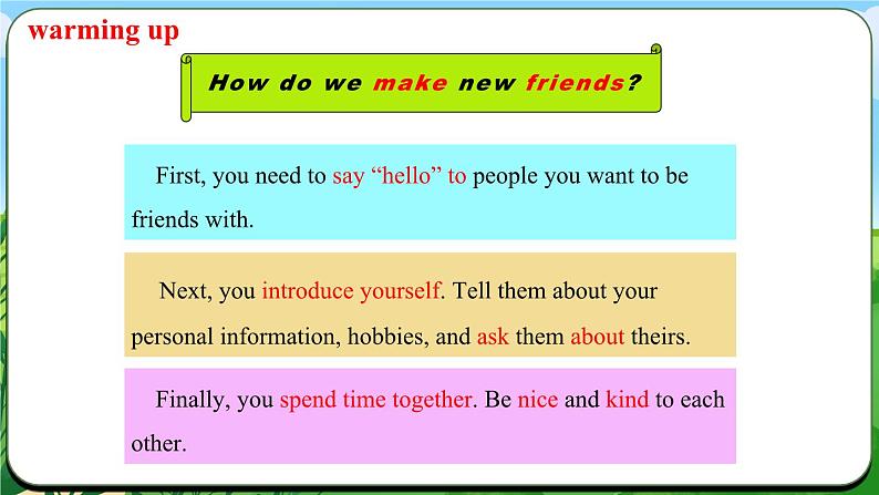 Unit 1 课时1 Section A(1a-Pronunciation)(同步课件)第3页