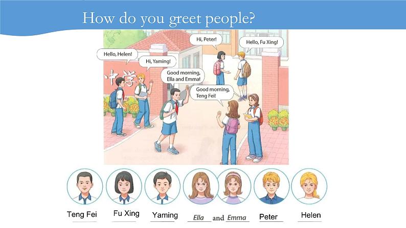 Starter Unit 1 Hello! Section A 1a~2d课件-2024-2025学年人教版(2024)七年级英语上册第5页