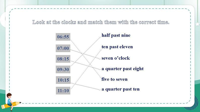 Unit 6 A day in the life Section A 1a-1e课件 2024-2025学年人教版(2024)七年级英语上册第8页