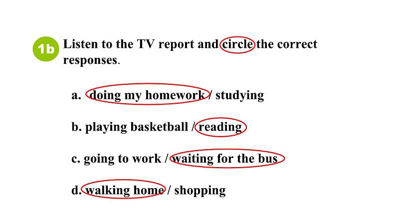 Unit 3 What were you doing when the rainstorm came_ Section A 1a~2d 课件鲁教版(五四制)八年级上册05