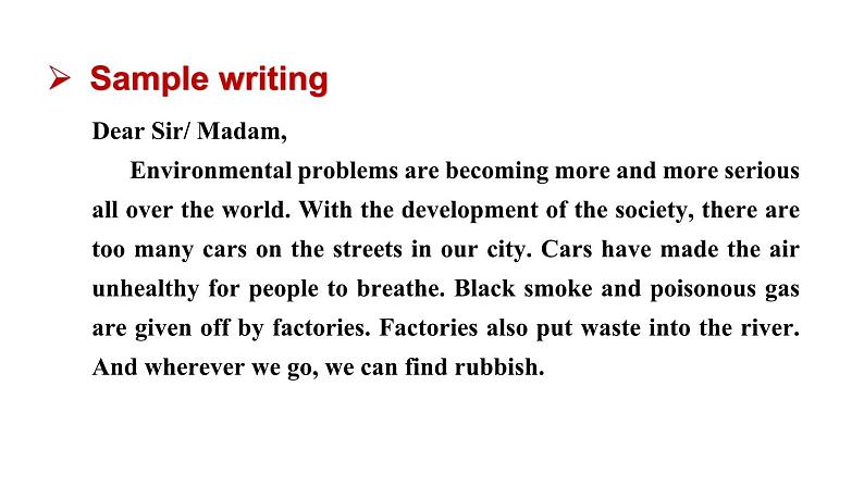鲁教版(五四制)九年级全册Unit 8 We're trying to save the earth! Section B 3a~Self Check课件06