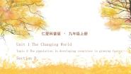 初中Unit 1 The Changing WorldTopic 2 The population in developing countries is growing faster.优秀课件ppt