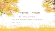 初中英语仁爱科普版（2024）九年级上册Topic 3 The world has changed for the better.一等奖课件ppt