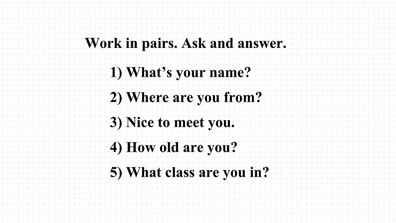 人教版(2024)英语七年级上册Unit1 You and Me Grammar Focus课件06