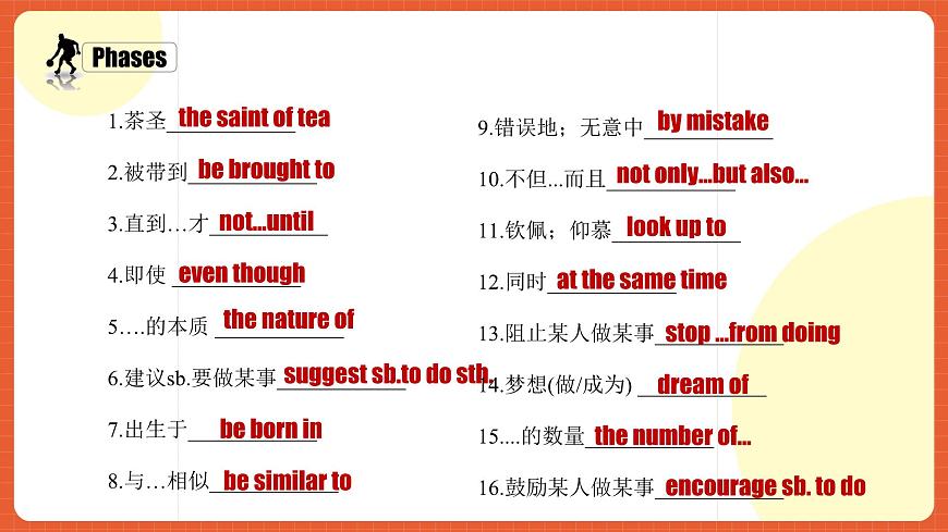 人教版九年級英語全一冊 Unit 6 單元復(fù)習(xí)課件第8頁