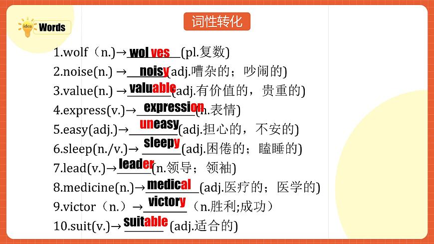 人教版九年級(jí)英語(yǔ)全一冊(cè) Unit 8 單元復(fù)習(xí)課件第6頁(yè)