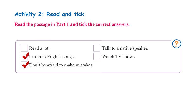 Unit 2 Learning English is fun! Lesson 5 Tips for learning English(课件) 2024-2025学年冀教版(2024)七年级英语上册第3页