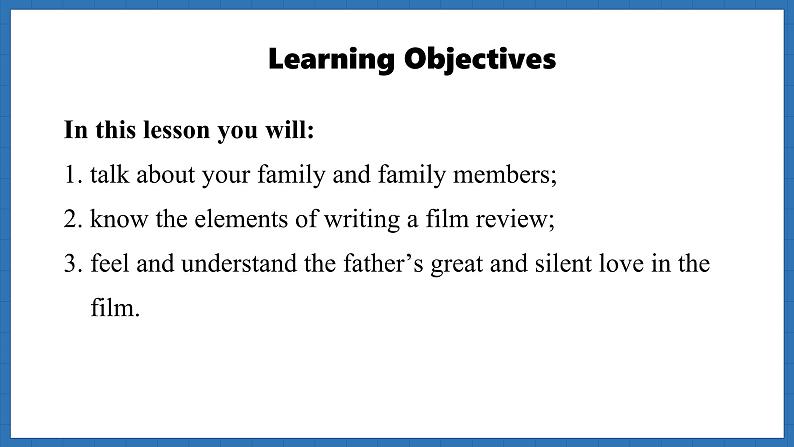 Unit 3 Family ties Lesson 1 Starting out+Reading (课件)--2024-2025学年外研版(2024)英语七年级上册02